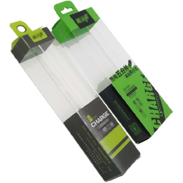 Fancy Transparent PVC Foldable Plastic Packaging Box