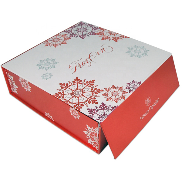 Custom Luxury Square Foldable Paper Cardboard Magnetic Box