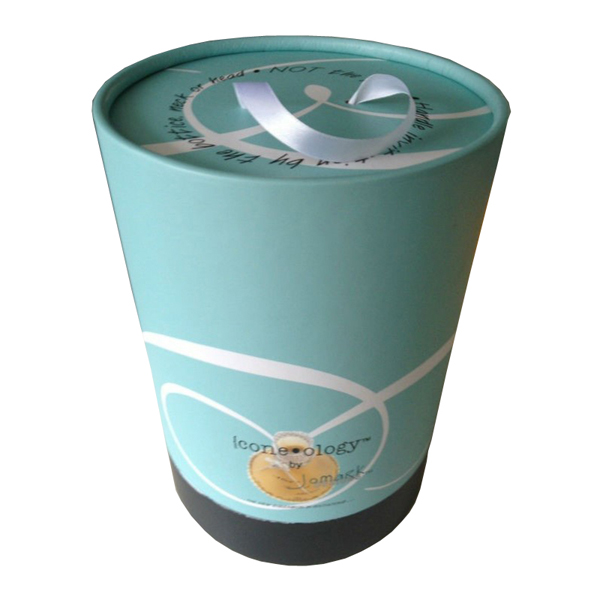 Customized Size Paper Cardboard Cylinder Round Box