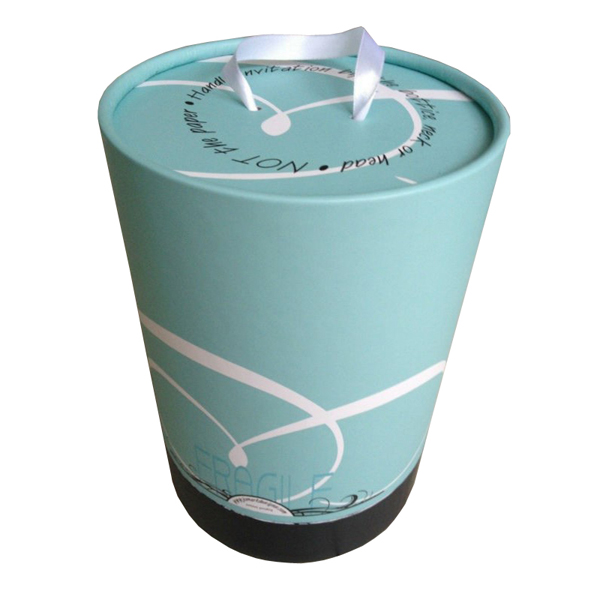 Customized Size Paper Cardboard Cylinder Round Box