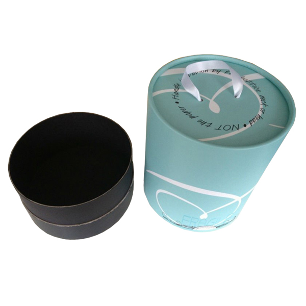 Customized Size Paper Cardboard Cylinder Round Box