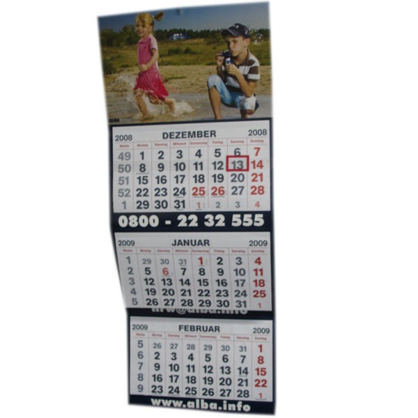 advertising wall calendar printing service