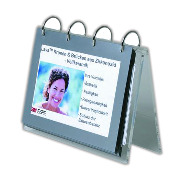 custom produce and print crystal desk calendar