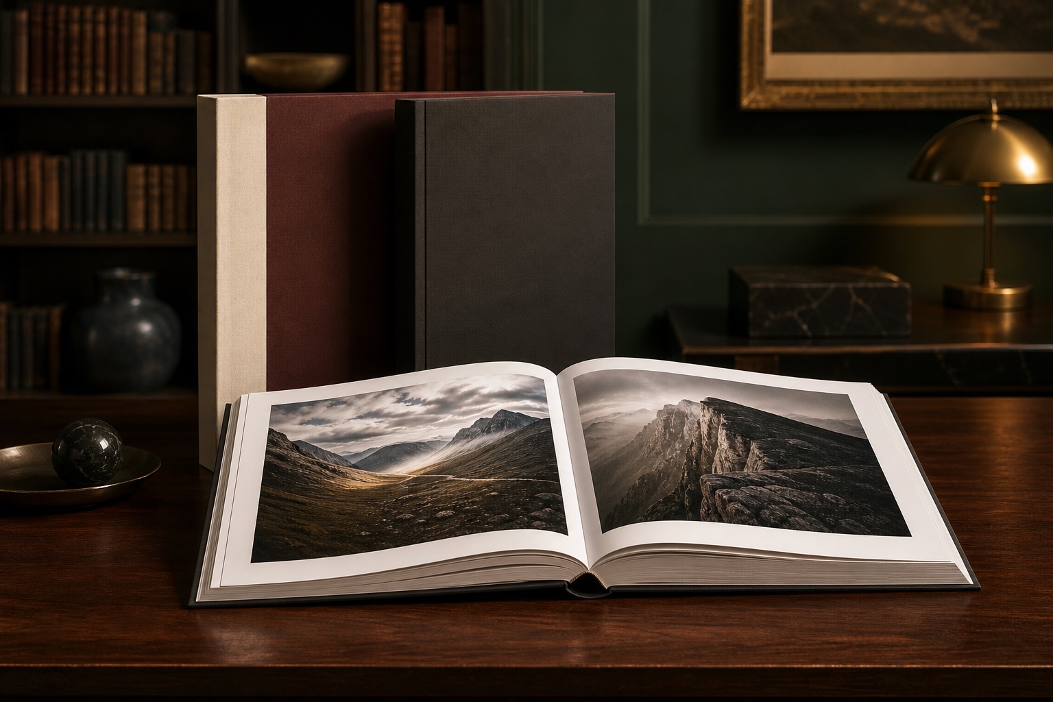 Large format albums and museum publications