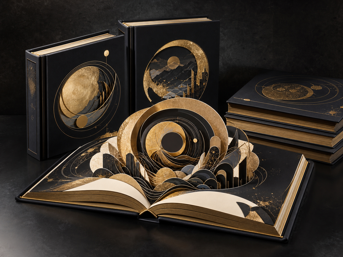 Art-themed pop-up book