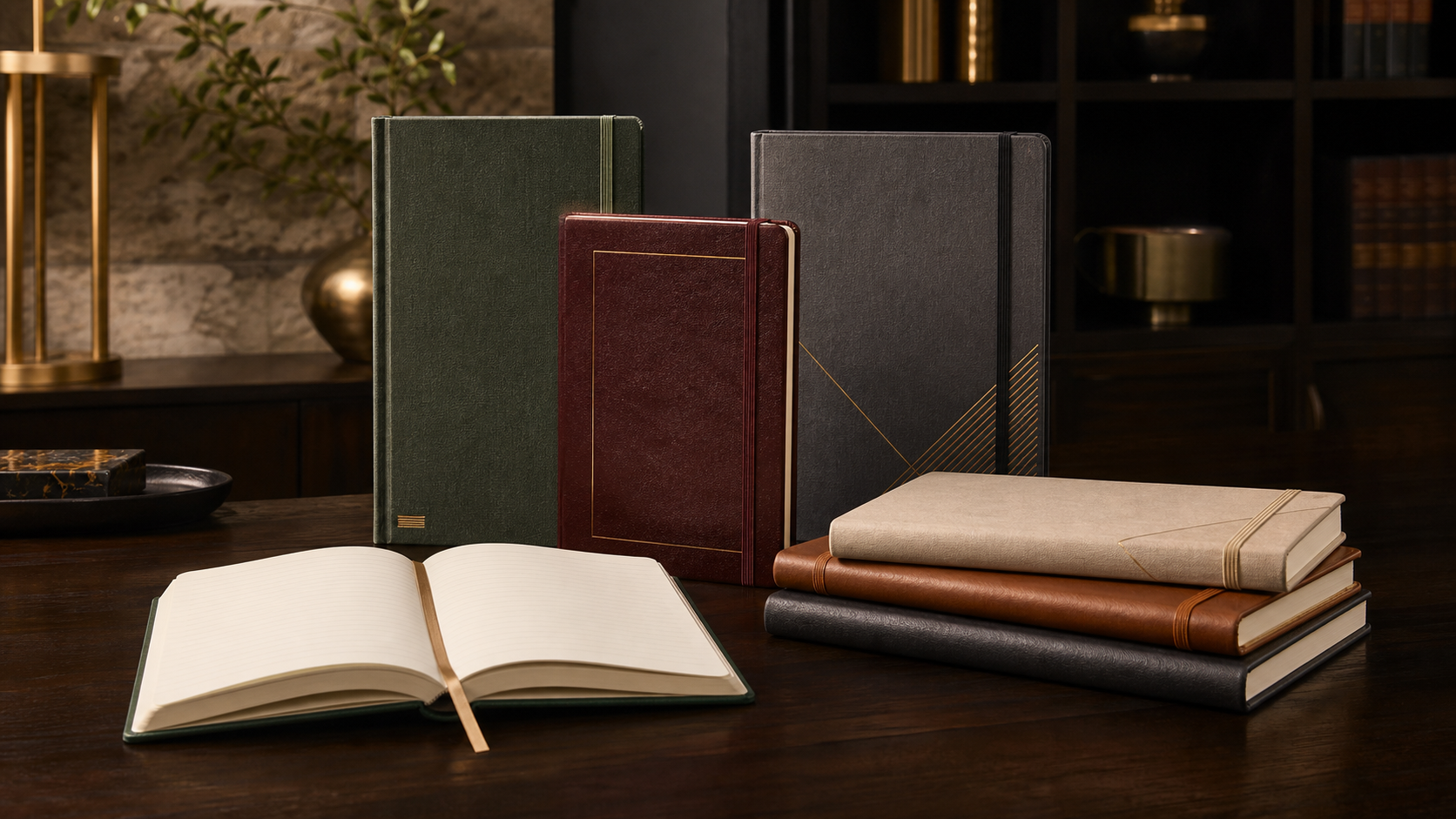 Brand notebook, business diary and writing book series
