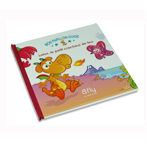 Hardcover children's book cover and case