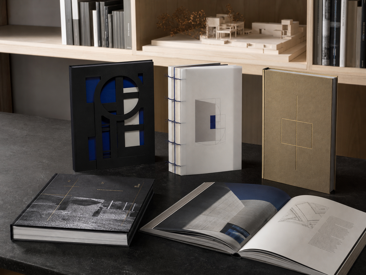 Large-format coffee table and museum publication